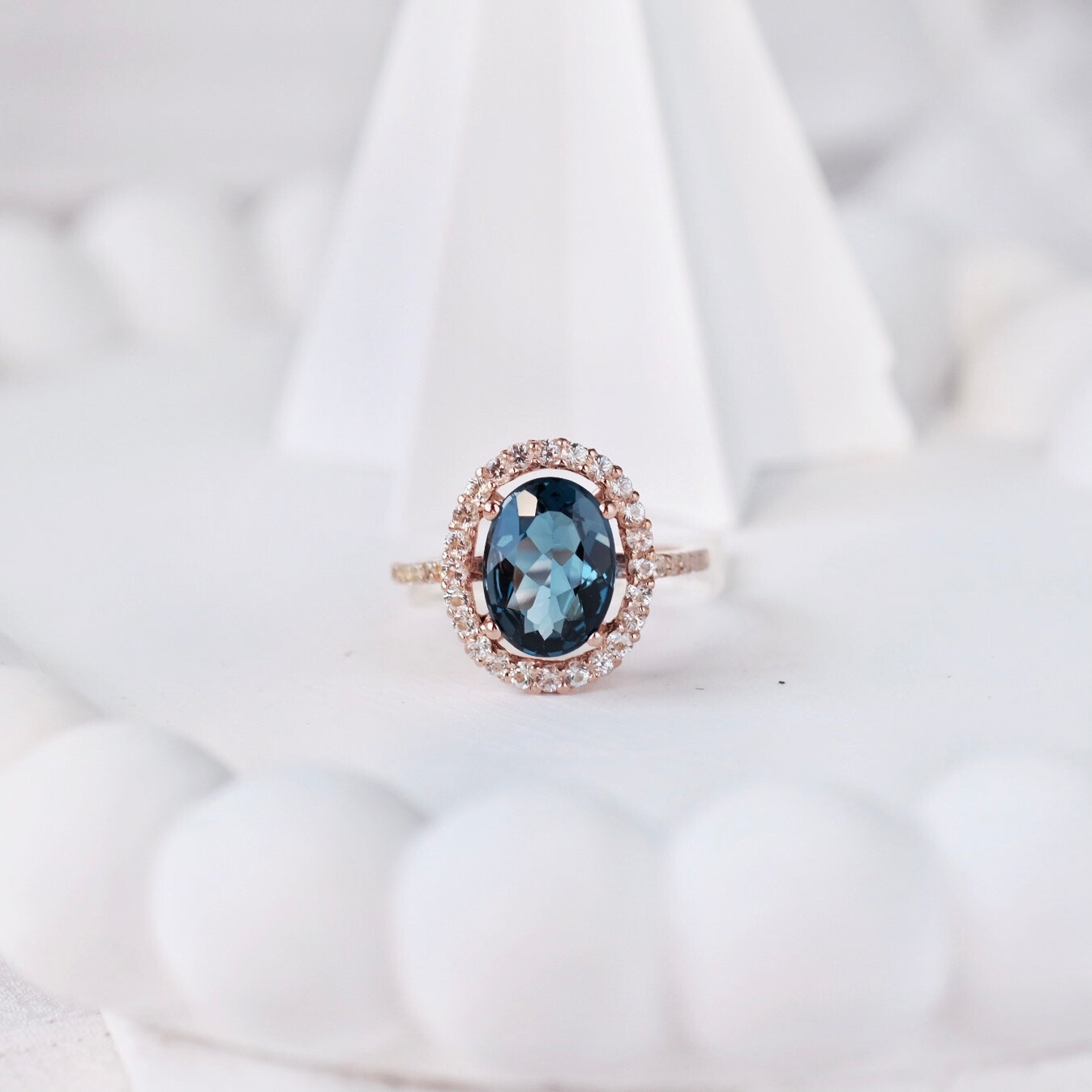 Damien Rings - London Blue Topaz