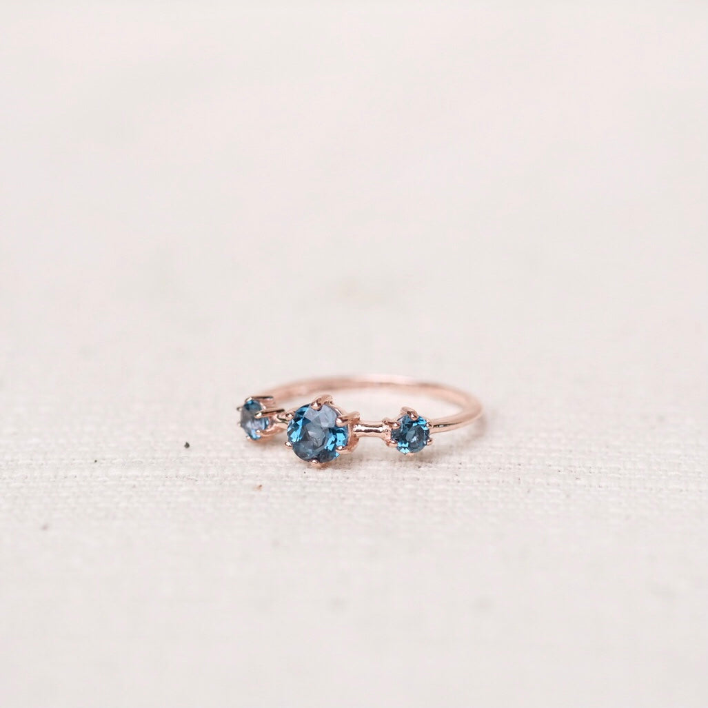 Helene Rings - London Blue Topaz