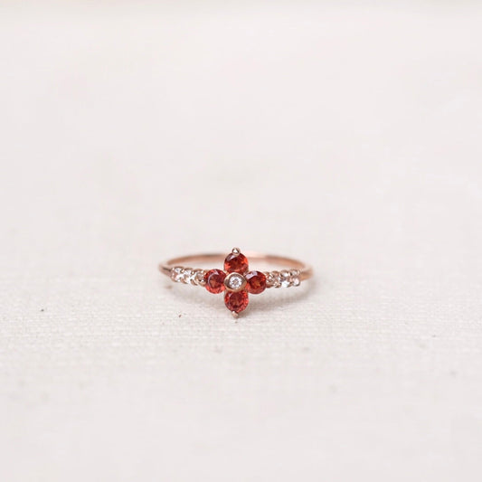Felicite Rings - Garnet