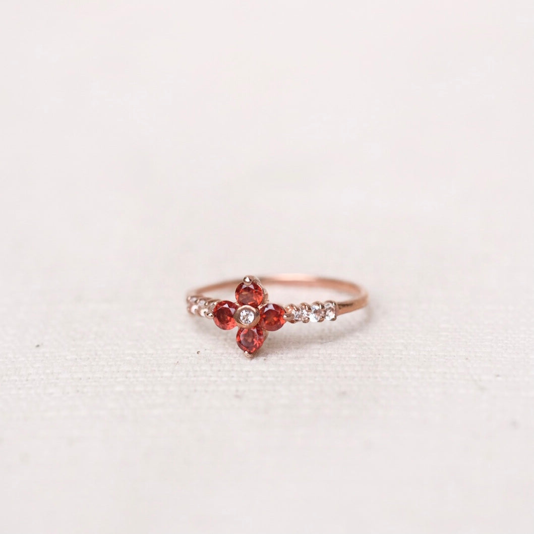 Felicite Rings - Garnet
