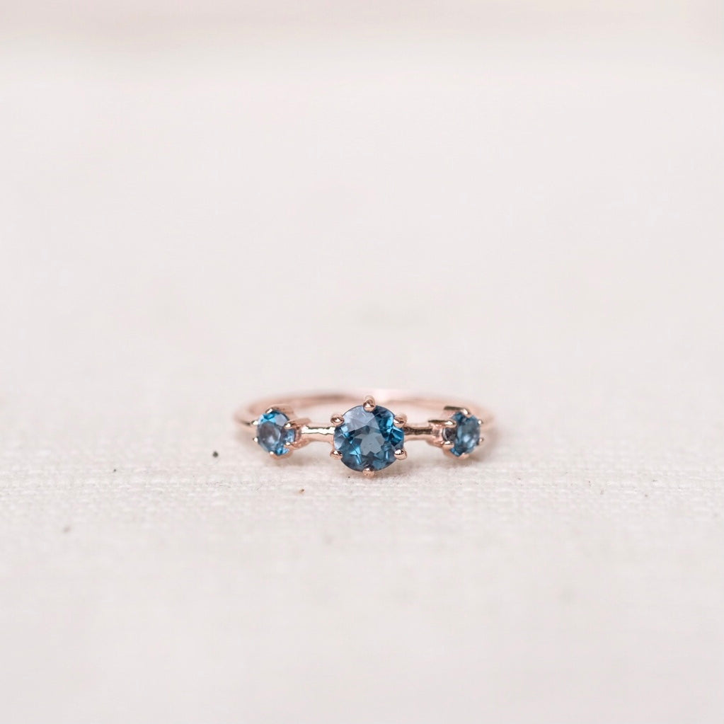 Helene Rings - London Blue Topaz