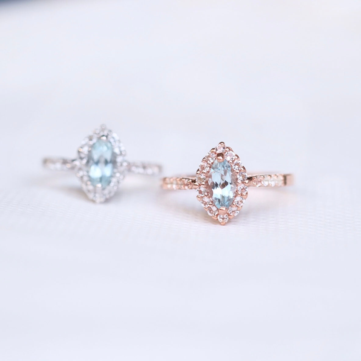 Anaelle Rings - Aquamarine
