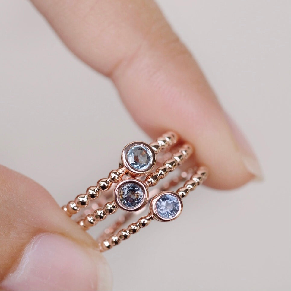 Pauline Rings - Burma Spinel