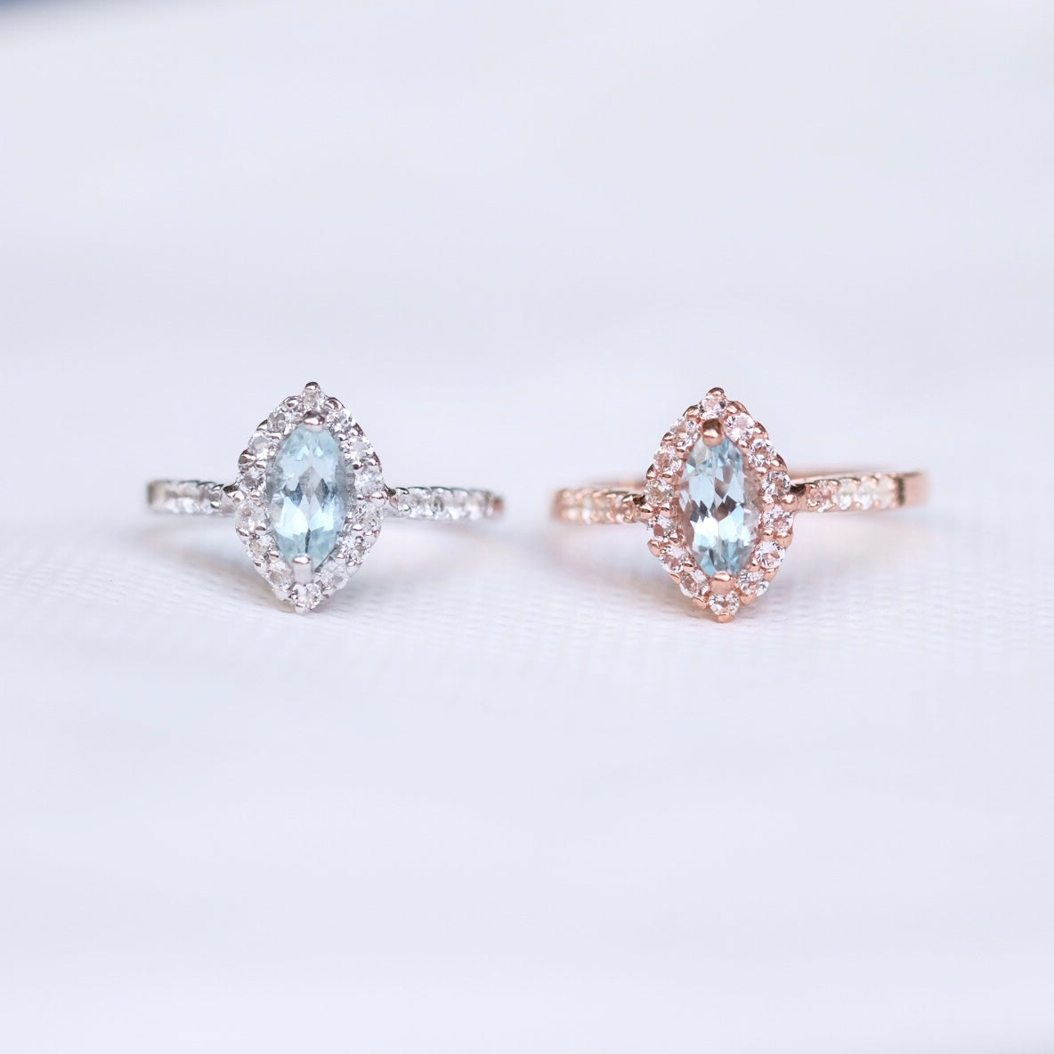 Anaelle Rings - Aquamarine