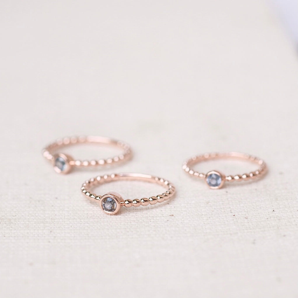 Pauline Rings - Burma Spinel