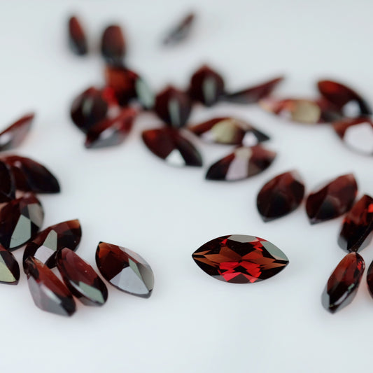 Red Garnet marquise