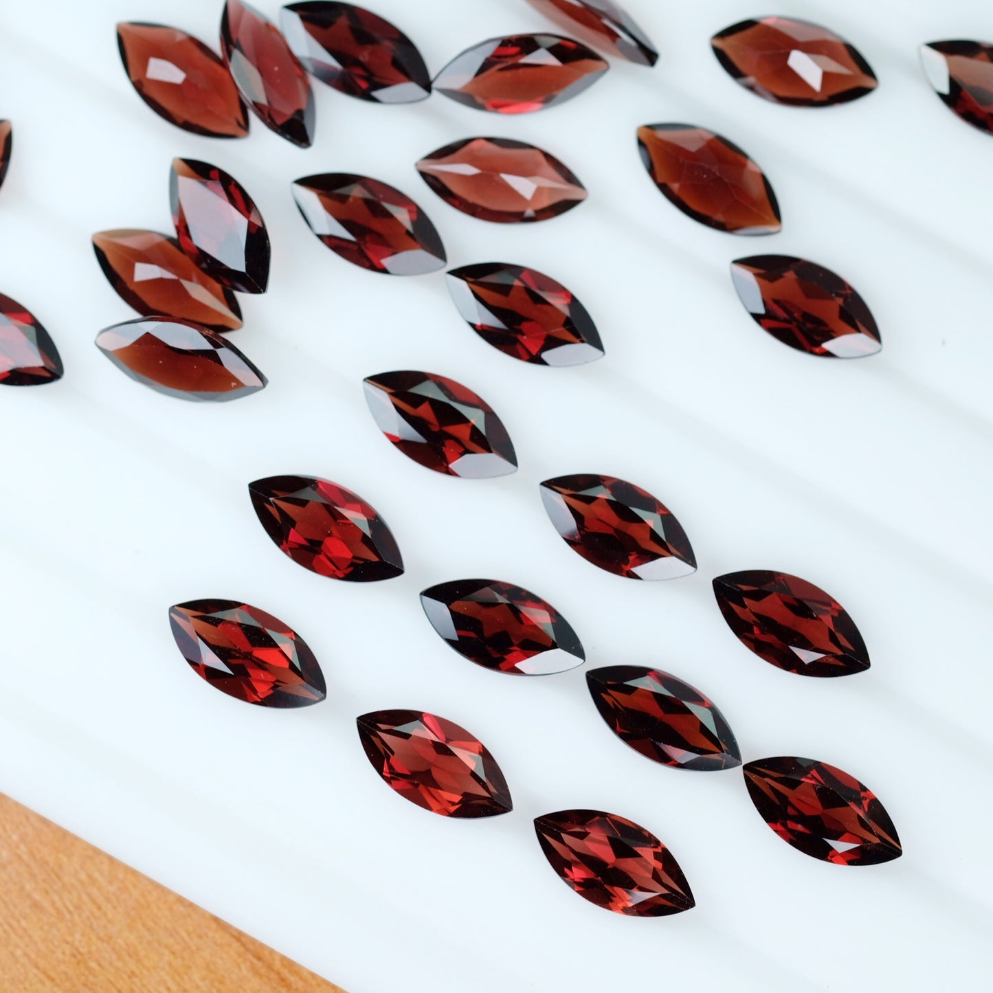 Red Garnet marquise